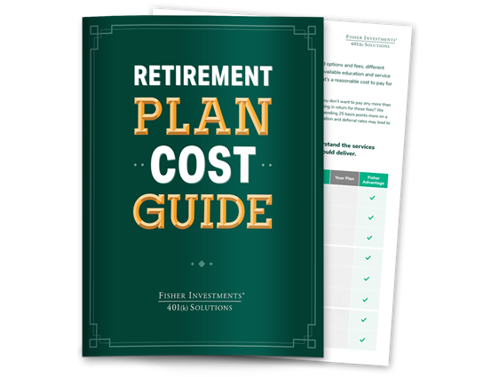Image that reads "Retirement Plan Cost Guide"