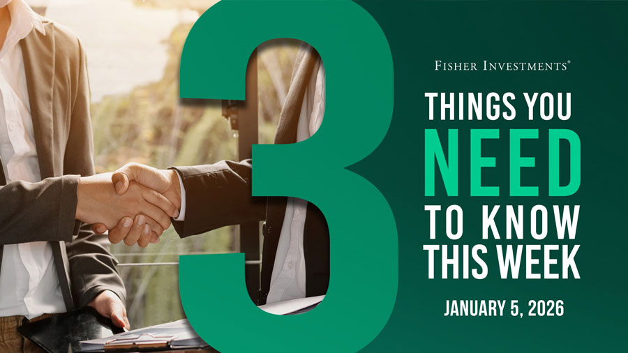 3 Things You Need to Know This Week | Global PMIs, US Jobs, US Consumer Sentiment (Jan. 5, 2026)