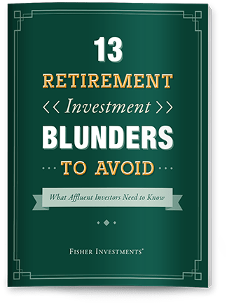 Image that reads 13 retirement investment blunders to avoid, what affluent investors need to know