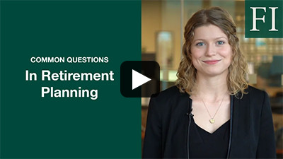Video thumbnail for the "Common Retirement Questions" video
