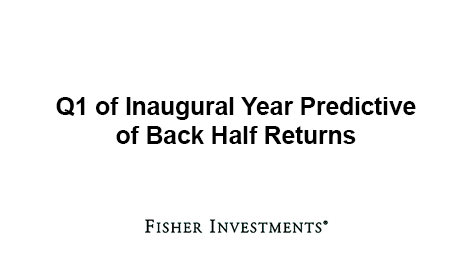 Q1 of Inaugural Year Predictive of Back Half Returns