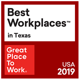 Fisher Investments awarded Top 20 Best Workplaces in Texas for 2019 by Great Places to Work and Fortune Magazine.