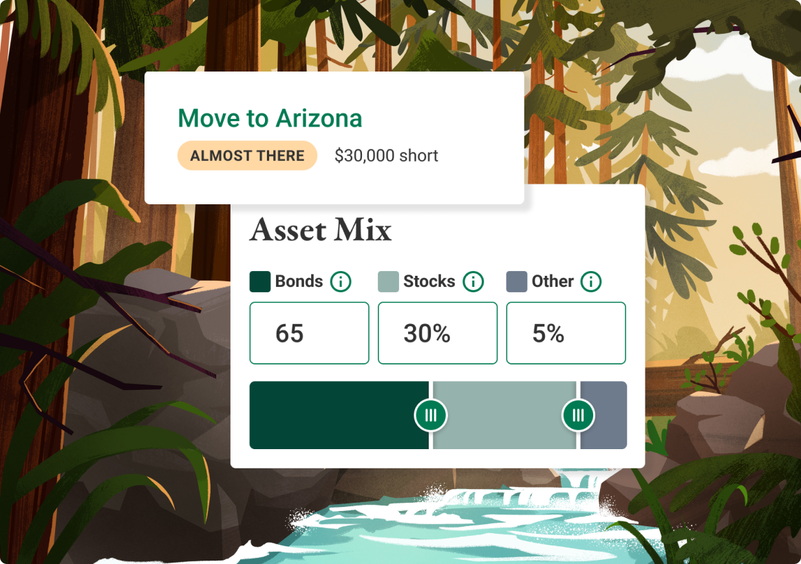 image of interface showing fields for assets