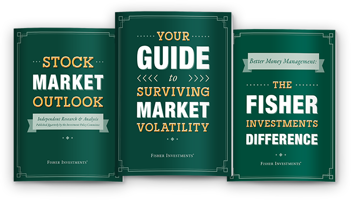 Stock Market Outlook, Your Guide to Surviving Market Volatility and The Fisher Investments Difference Brochures