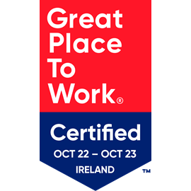 Fisher Investments Ireland certified as a Great Place to Work for October 2021 - September 2022 by Great Places to Work.