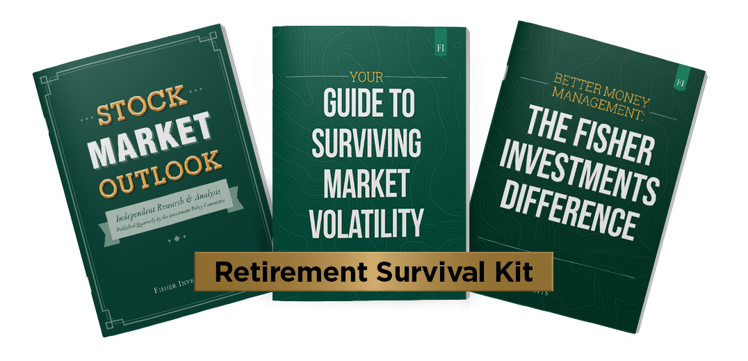 Stock Market Outlook, Your Guide to Surviving Market Volatility and The Fisher Investments Difference Brochures