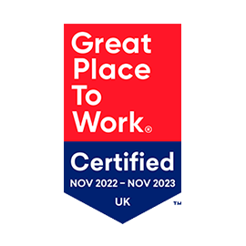 GPTW certified badge Great Place to Work Certified