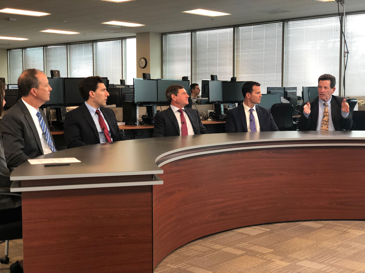 Fisher Investments Leadship recording a CMU in 2019