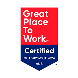 Award Great Place to Work - Australia - Certified