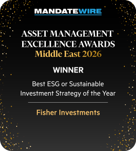 Winner of the 2026 Best ESG or Sustainable Investment Strategy of the Year at the Asset Management Excellence Awards - Middle East