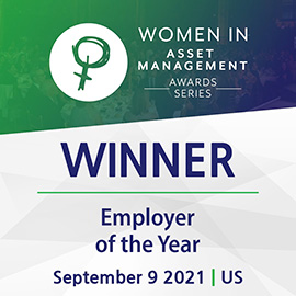 DiversityQ - Women in Asset Management USA “Employer of the Year” Award Logo