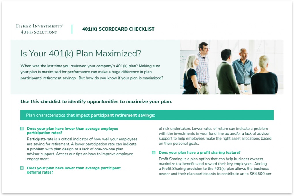 Image of the 401(k) Plan Checklist