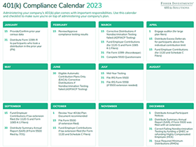 401k compliance calendar