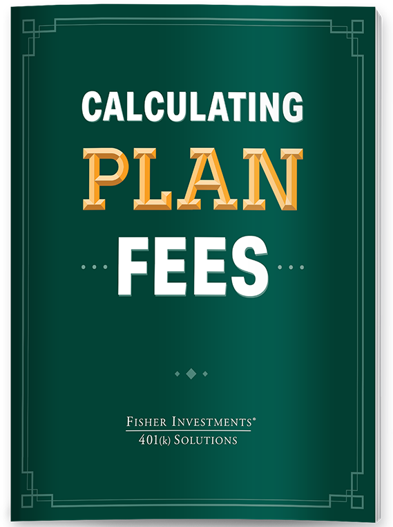 Image of book cover that reads "Calculating Plan Fees"