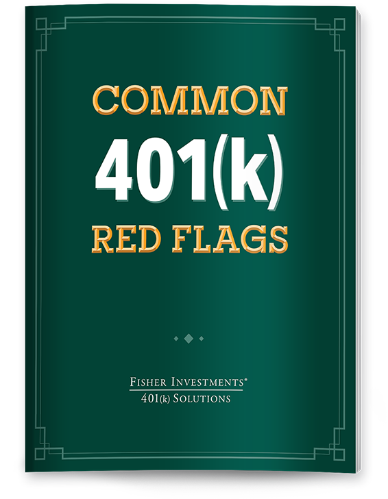 Image that reads "Common 401k red flags guide"