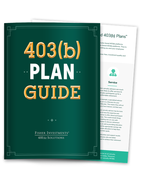 Image that reads "403b Plan Guide"