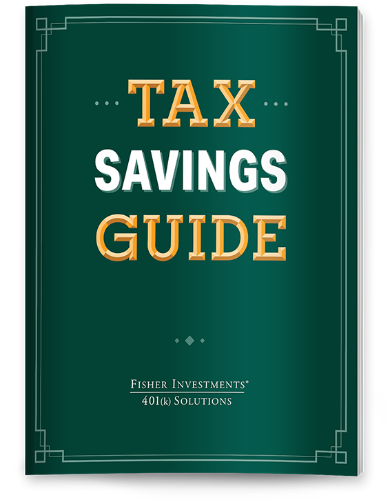 Image that reads "Tax Saving Guide graphic"