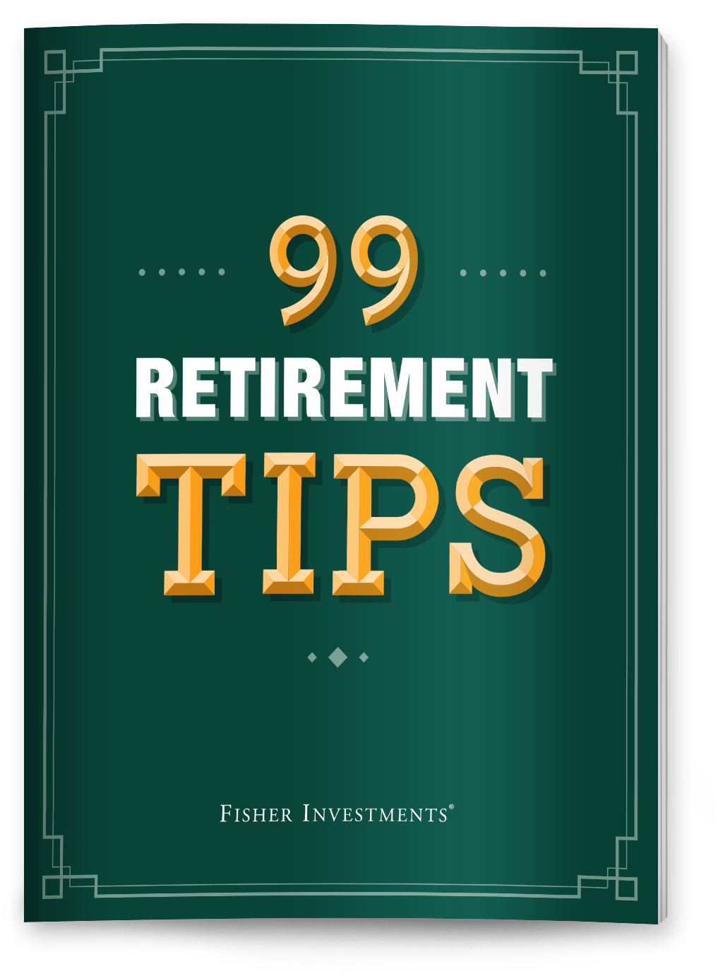 Image that reads 99 retirement tips