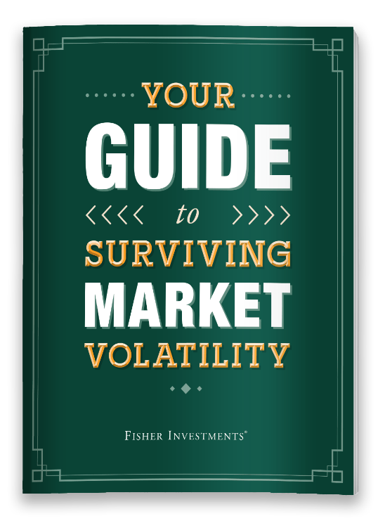 Image that reads Your guide to Surviving Market Volatility