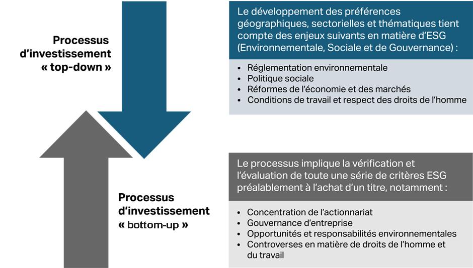 Diagram of Top down process