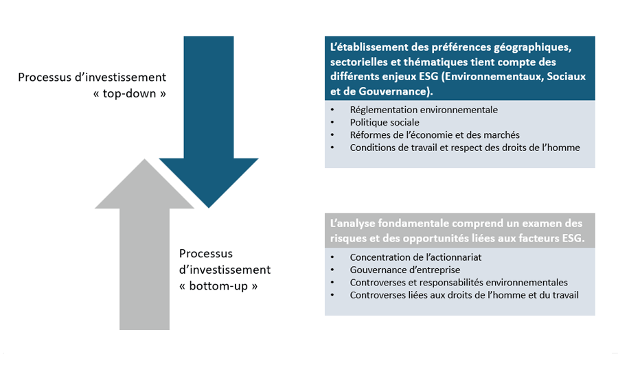 Diagram of Top down process