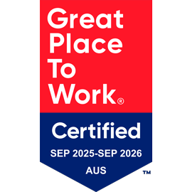 Award Great Place to Work - Australia - Certified