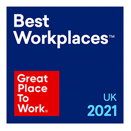 Great Place To Work - Best Workplaces - UK 2021
